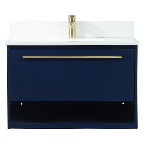 Elegant Bathroom Vanity - Blue (VF43530MBL-BS)