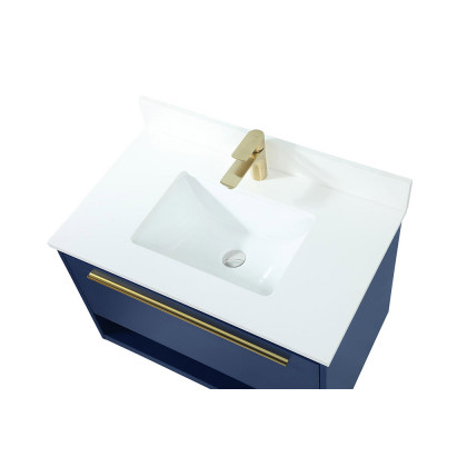 Elegant Bathroom Vanity - Blue (VF43530MBL-BS)