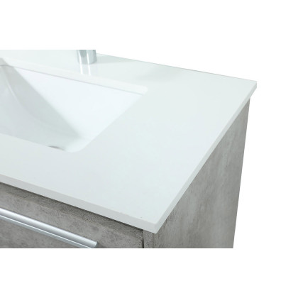 Elegant Bathroom Vanity - Concrete Gray (VF43530MCG)