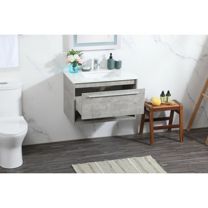 Elegant Bathroom Vanity - Concrete Gray (VF43530MCG)