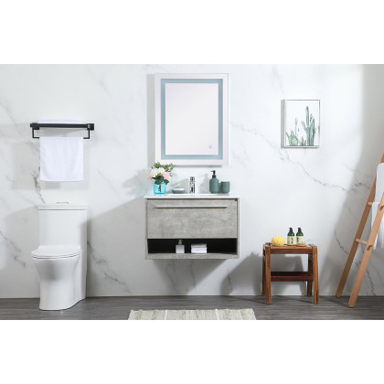Elegant Bathroom Vanity - Concrete Gray (VF43530MCG)