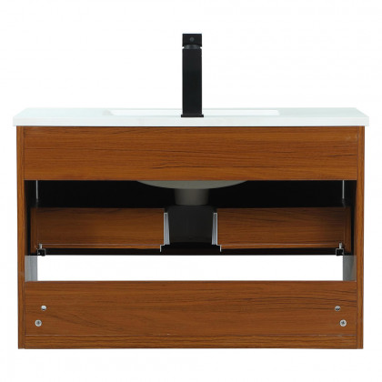 Elegant Bathroom Vanity - Teak (VF43530MTK)