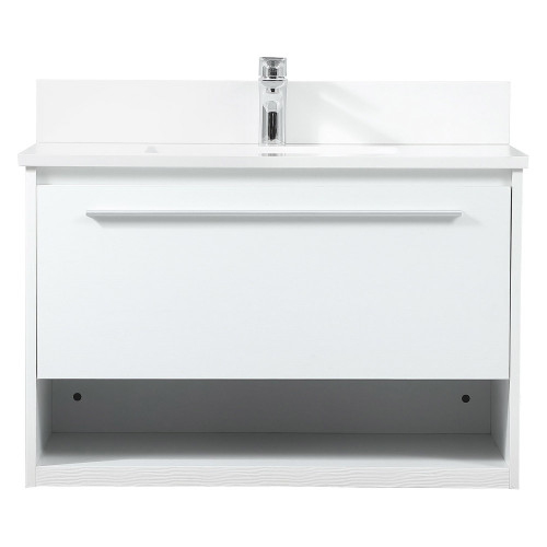 Elegant Bathroom Vanity - White (VF43530MWH-BS)