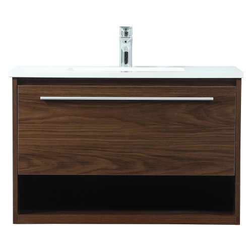 Elegant Bathroom Vanity - Walnut (VF43530MWT)