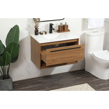 Elegant Bathroom Vanity - Walnut Brown (VF43530WB)