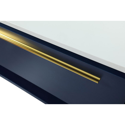 Elegant Bathroom Vanity - Blue (VF43536MBL)