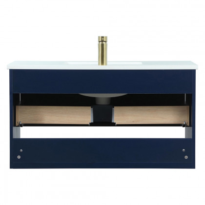 Elegant Bathroom Vanity - Blue (VF43536MBL)