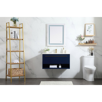 Elegant Bathroom Vanity - Blue (VF43536MBL)