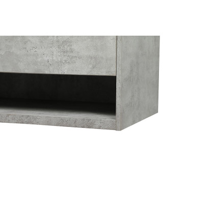 Elegant Bathroom Vanity - Concrete Gray (VF43536MCG)