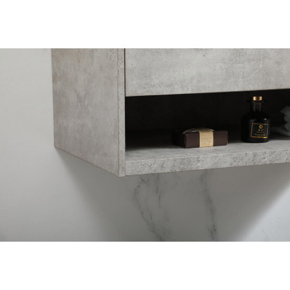 Elegant Bathroom Vanity - Concrete Gray (VF43536MCG-BS)