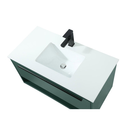 Elegant Bathroom Vanity - Green (VF43536MGN)