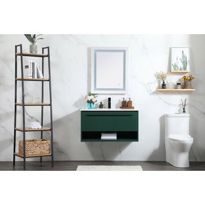 Elegant Bathroom Vanity - Green (VF43536MGN)