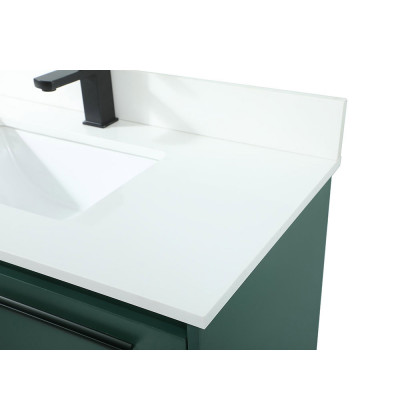Elegant Bathroom Vanity - Green (VF43536MGN-BS)