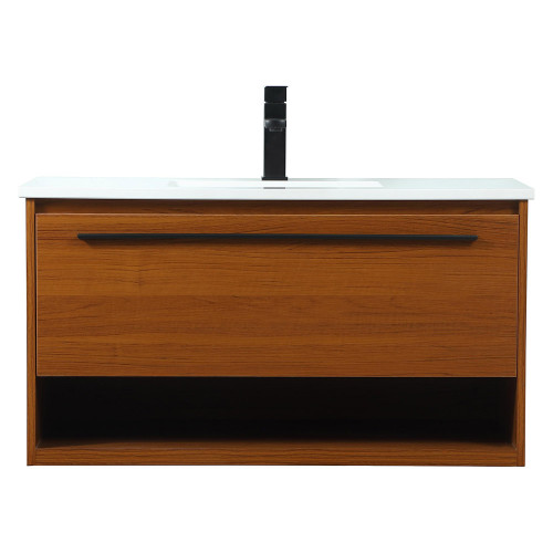 Elegant Bathroom Vanity - Teak (VF43536MTK)