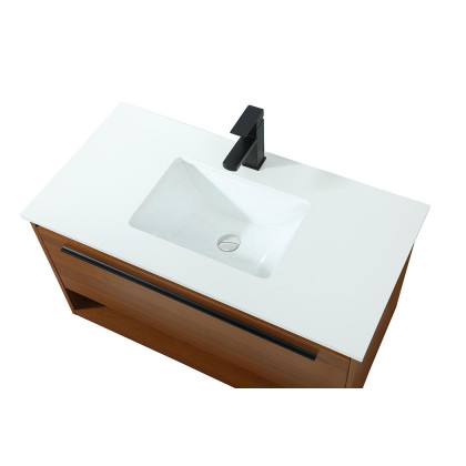 Elegant Bathroom Vanity - Teak (VF43536MTK)