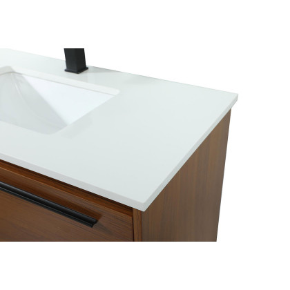 Elegant Bathroom Vanity - Teak (VF43536MTK)