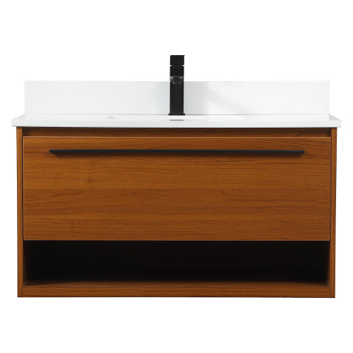 Elegant Bathroom Vanity - Teak (VF43536MTK-BS)