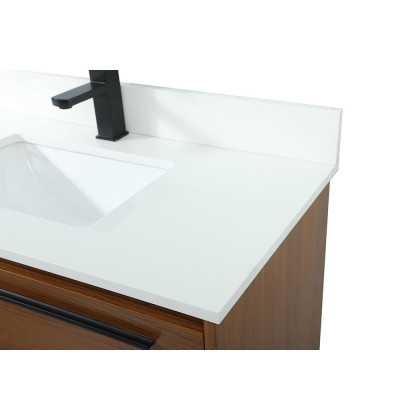 Elegant Bathroom Vanity - Teak (VF43536MTK-BS)