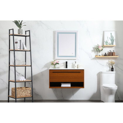 Elegant Bathroom Vanity - Teak (VF43536MTK-BS)