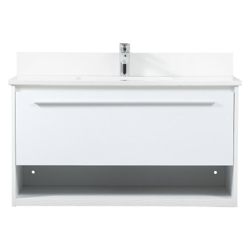 Elegant Bathroom Vanity - White (VF43536MWH-BS)