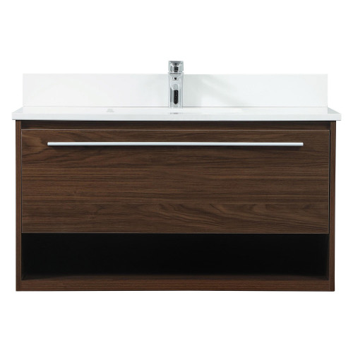 Elegant Bathroom Vanity - Walnut (VF43536MWT-BS)