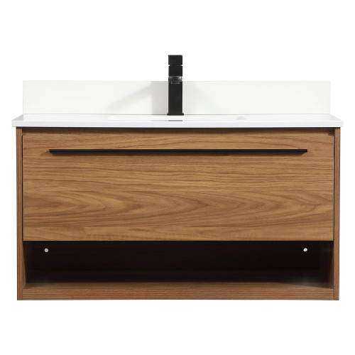 Elegant Bathroom Vanity - Walnut Brown (VF43536WB-BS)
