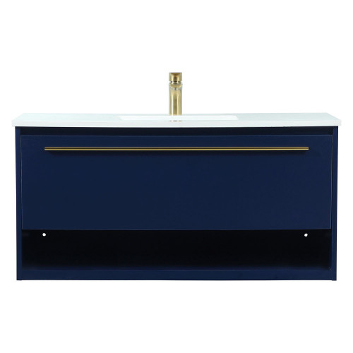 Elegant Bathroom Vanity - Blue (VF43540MBL)