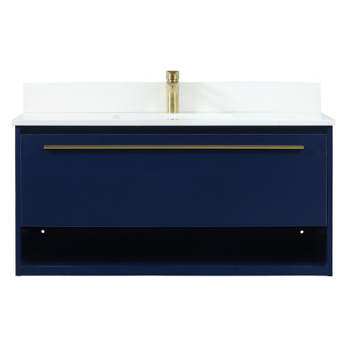 Elegant Bathroom Vanity - Blue (VF43540MBL-BS)
