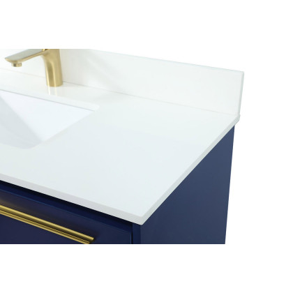 Elegant Bathroom Vanity - Blue (VF43540MBL-BS)