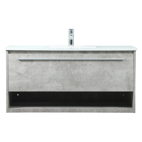 Elegant Bathroom Vanity - Concrete Gray (VF43540MCG)