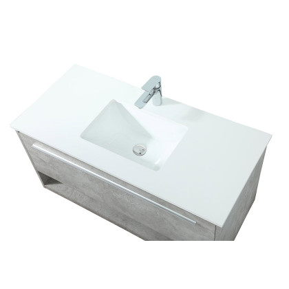 Elegant Bathroom Vanity - Concrete Gray (VF43540MCG)
