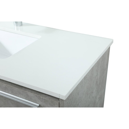Elegant Bathroom Vanity - Concrete Gray (VF43540MCG)