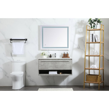 Elegant Bathroom Vanity - Concrete Gray (VF43540MCG)