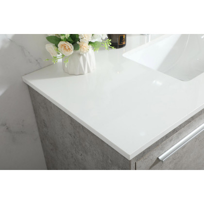 Elegant Bathroom Vanity - Concrete Gray (VF43540MCG)
