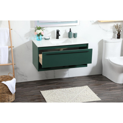 Elegant Bathroom Vanity - Green (VF43540MGN)