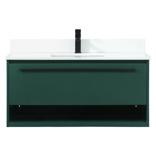 Elegant Bathroom Vanity - Green (VF43540MGN-BS)