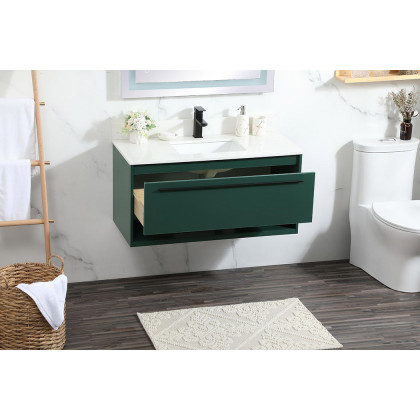 Elegant Bathroom Vanity - Green (VF43540MGN-BS)
