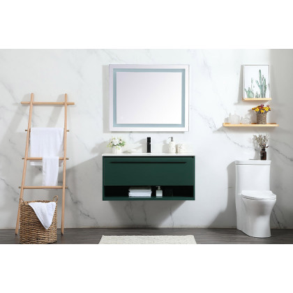 Elegant Bathroom Vanity - Green (VF43540MGN-BS)