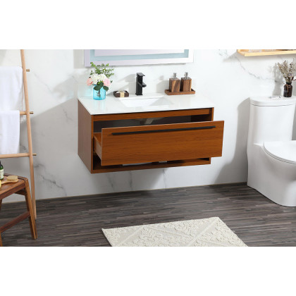 Elegant Bathroom Vanity - Teak (VF43540MTK-BS)