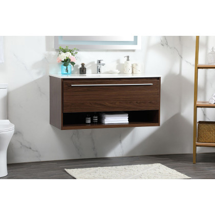 Elegant Bathroom Vanity - Walnut (VF43540MWT-BS)