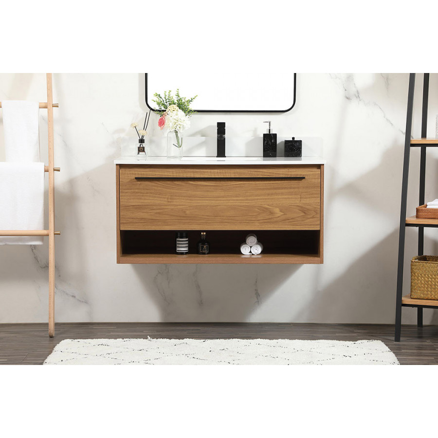Elegant Bathroom Vanity - Walnut Brown (VF43540WB-BS)