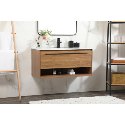 Elegant Bathroom Vanity - Walnut Brown (VF43540WB-BS)