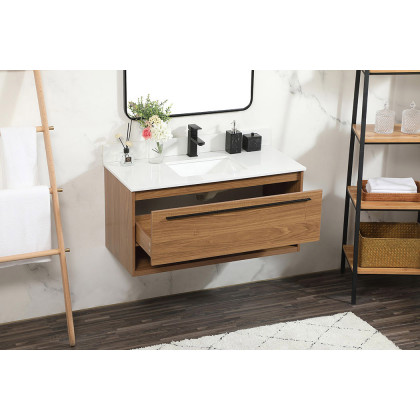 Elegant Bathroom Vanity - Walnut Brown (VF43540WB-BS)