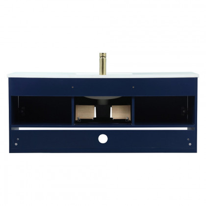Elegant Bathroom Vanity - Blue (VF43548MBL)