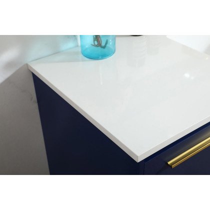 Elegant Bathroom Vanity - Blue (VF43548MBL)