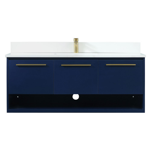 Elegant Bathroom Vanity - Blue (VF43548MBL-BS)