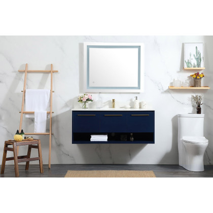 Elegant Bathroom Vanity - Blue (VF43548MBL-BS)