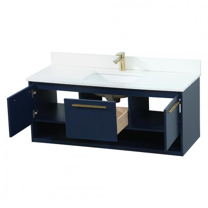 Elegant Bathroom Vanity - Blue (VF43548MBL-BS)