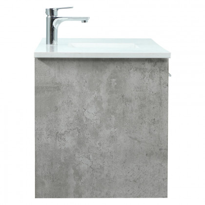 Elegant Bathroom Vanity - Concrete Gray (VF43548MCG)
