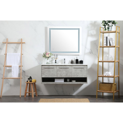 Elegant Bathroom Vanity - Concrete Gray (VF43548MCG)